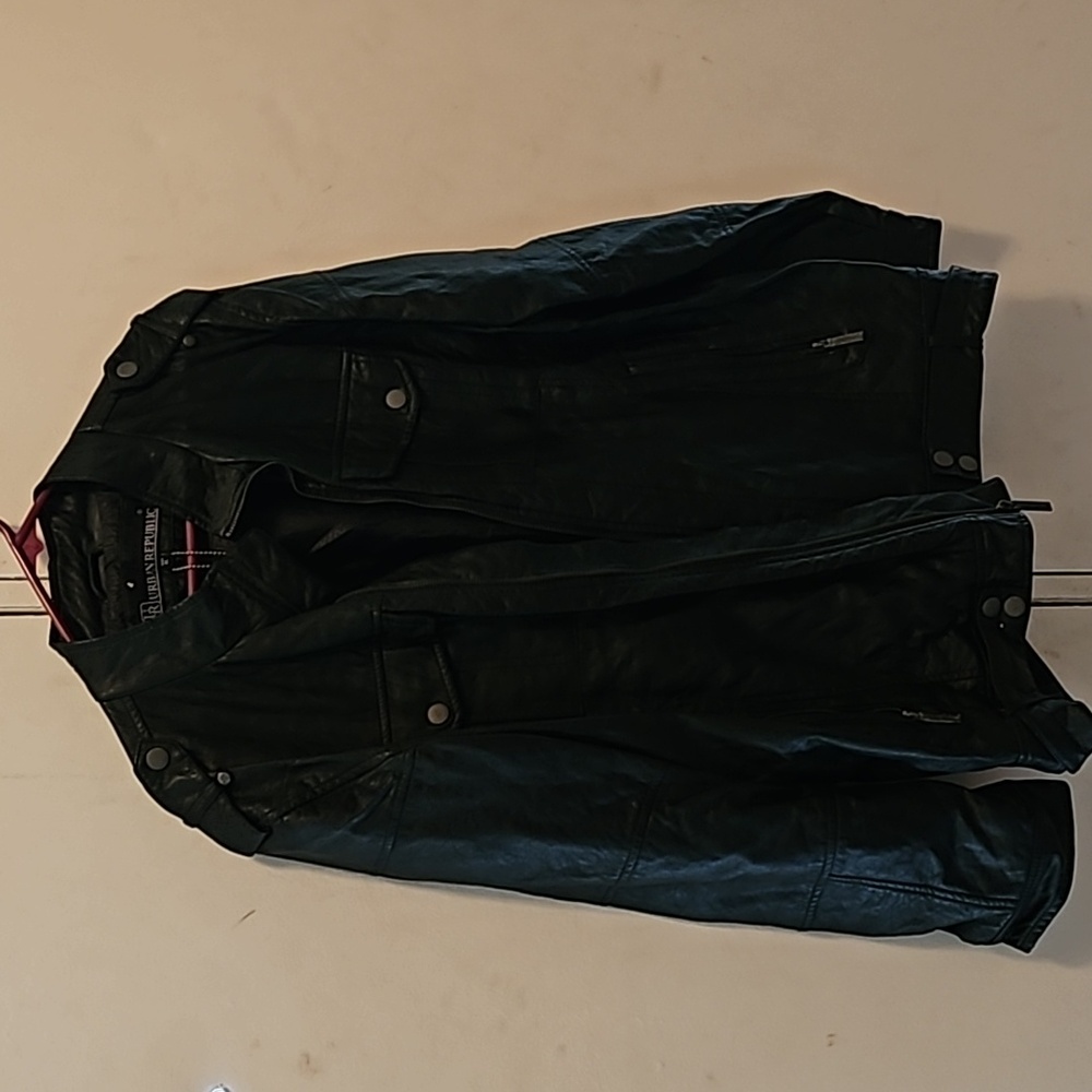 Black motorcycle jacket